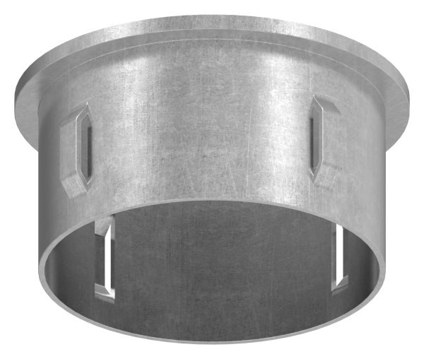 Bouchon en acier plat | avec M8 | pour tube rond Ø 60.3x1.8-2.2 mm | acier S235JR, brut