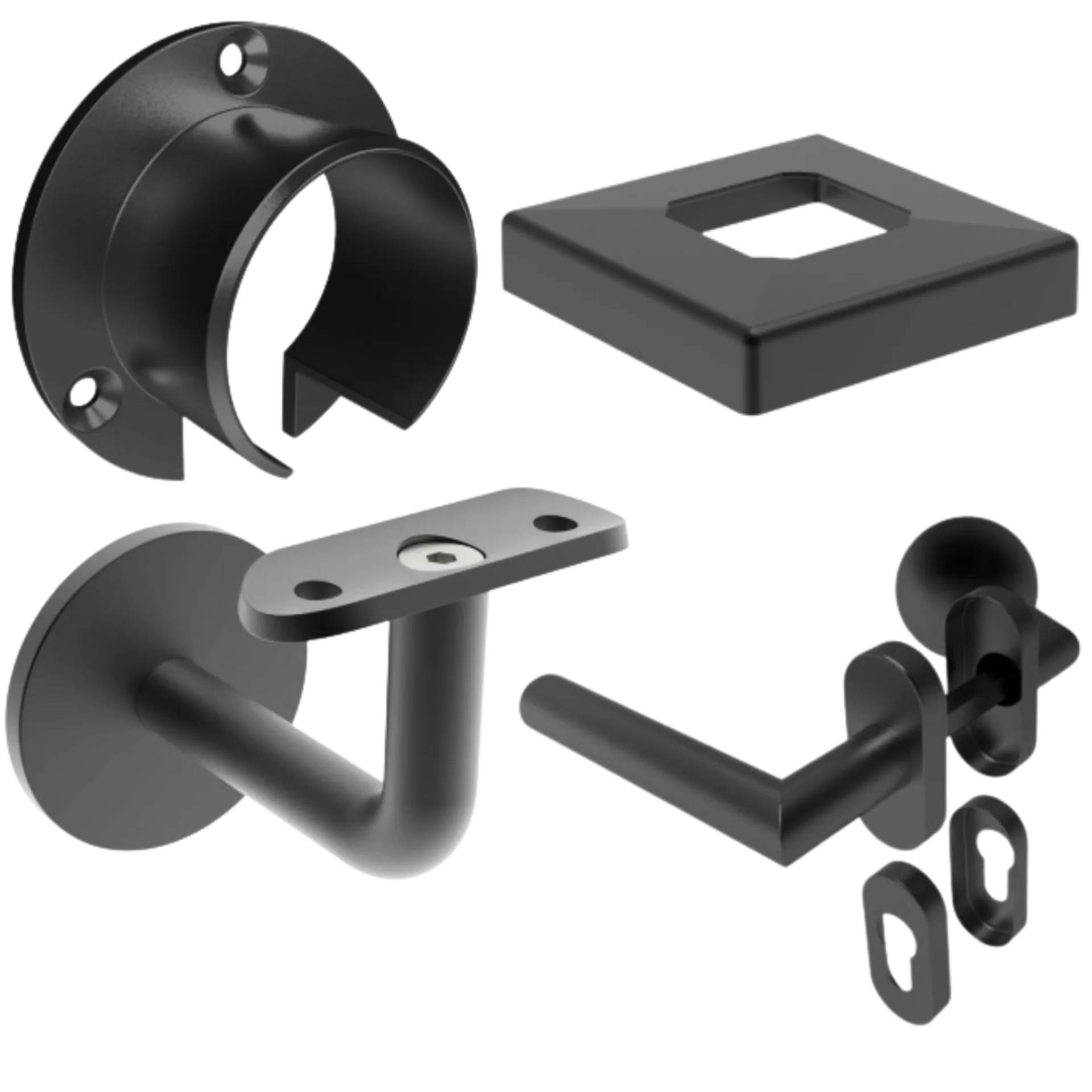 Black Lane - Pièces en acier inoxydable revêtues par poudrage