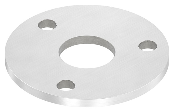 Ankerplatte Ø 100 x 6 mm mit Zentrierbohrung- Ø 34 mm V2A-11-2264.4