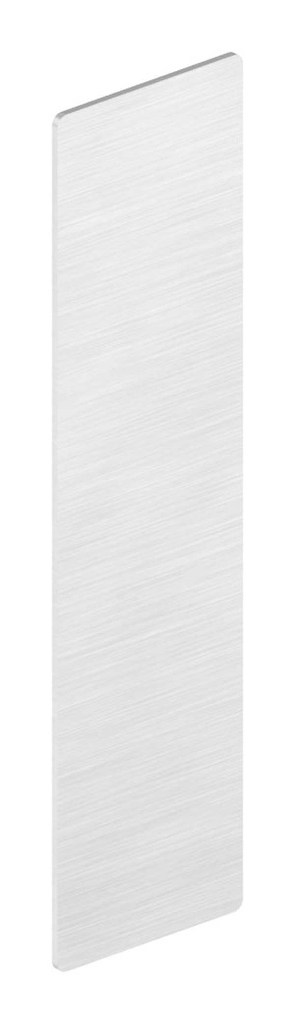 Endkappe - fuer Ganzglasgelaender - fuer Schraege bis 41° - Masse- 145x40-5x1-5 mm - Aluminium-12-3068.6
