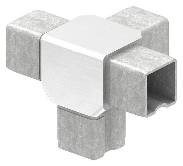Connecteur pour tube 30x30x2mm, V4A