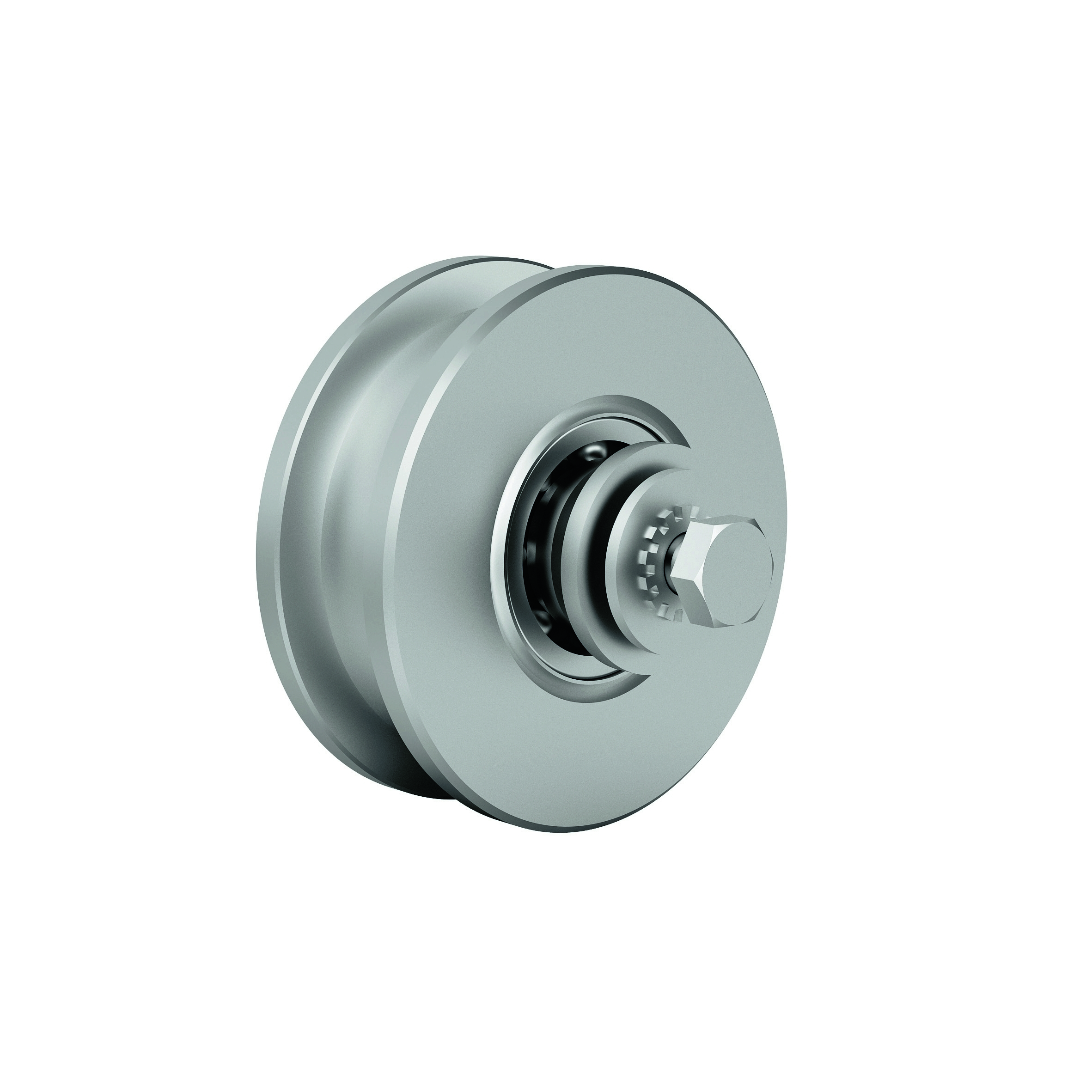 Laufrolle unten- doppelt gelagert- Rollen- Ø 55 mm MEA 10337632-60-0198.7