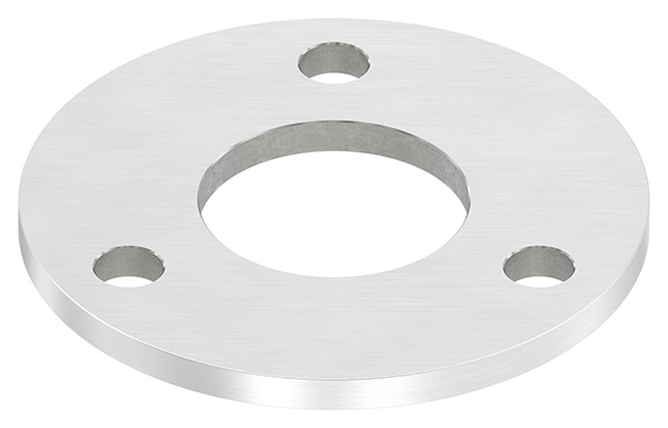 Ankerplatte Ø 100 x 6 mm mit Zentrierbohrung- Ø 42-8 mm V4A-11-2265.1