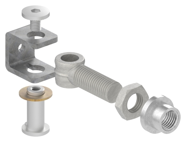 Torband M20 verstellbar schweissbar Stahl -roh- S235JR-30-3506.8