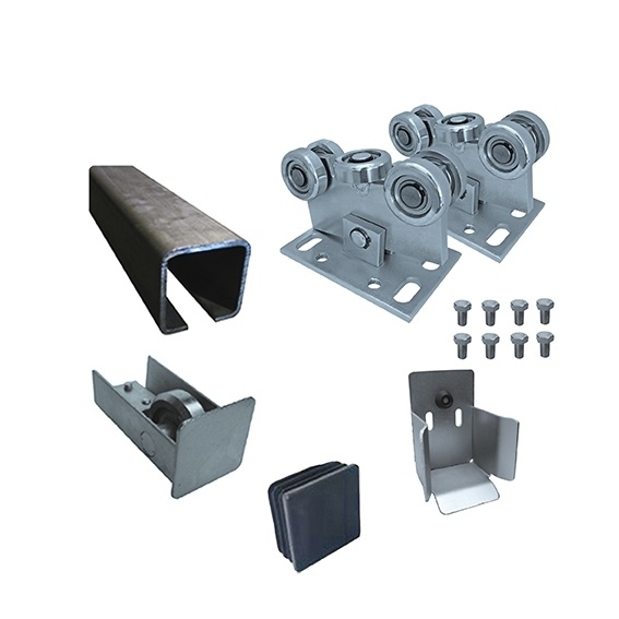 Schiebetorbeschlag Set Stahl verzinkt fr Profil 70x70 mm bis 4-5 m - 300 kg-89-11SV70X70BPCLASIC-A.4