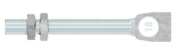 Charnière M18 | réglable | acier (brut) S235JR