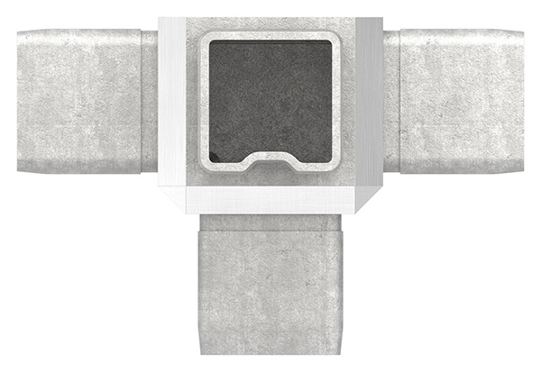 Connecteur pour tube 30x30x2mm, V4A