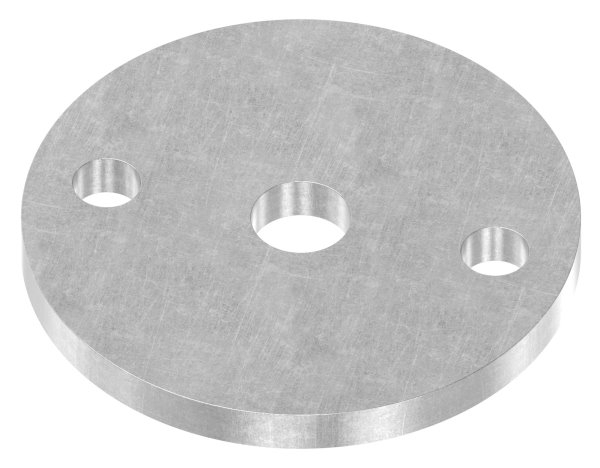 Plaque d'ancrage | Dimensions : Ø 70x6 mm | Acier (brut) S235JR