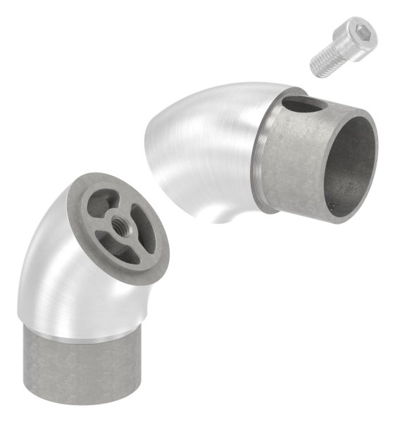 Coude de tuyau 90°, réglable, pour 42,4 x 2,0mm