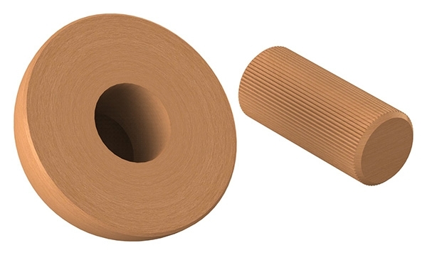 Embout pour main courante en bois
