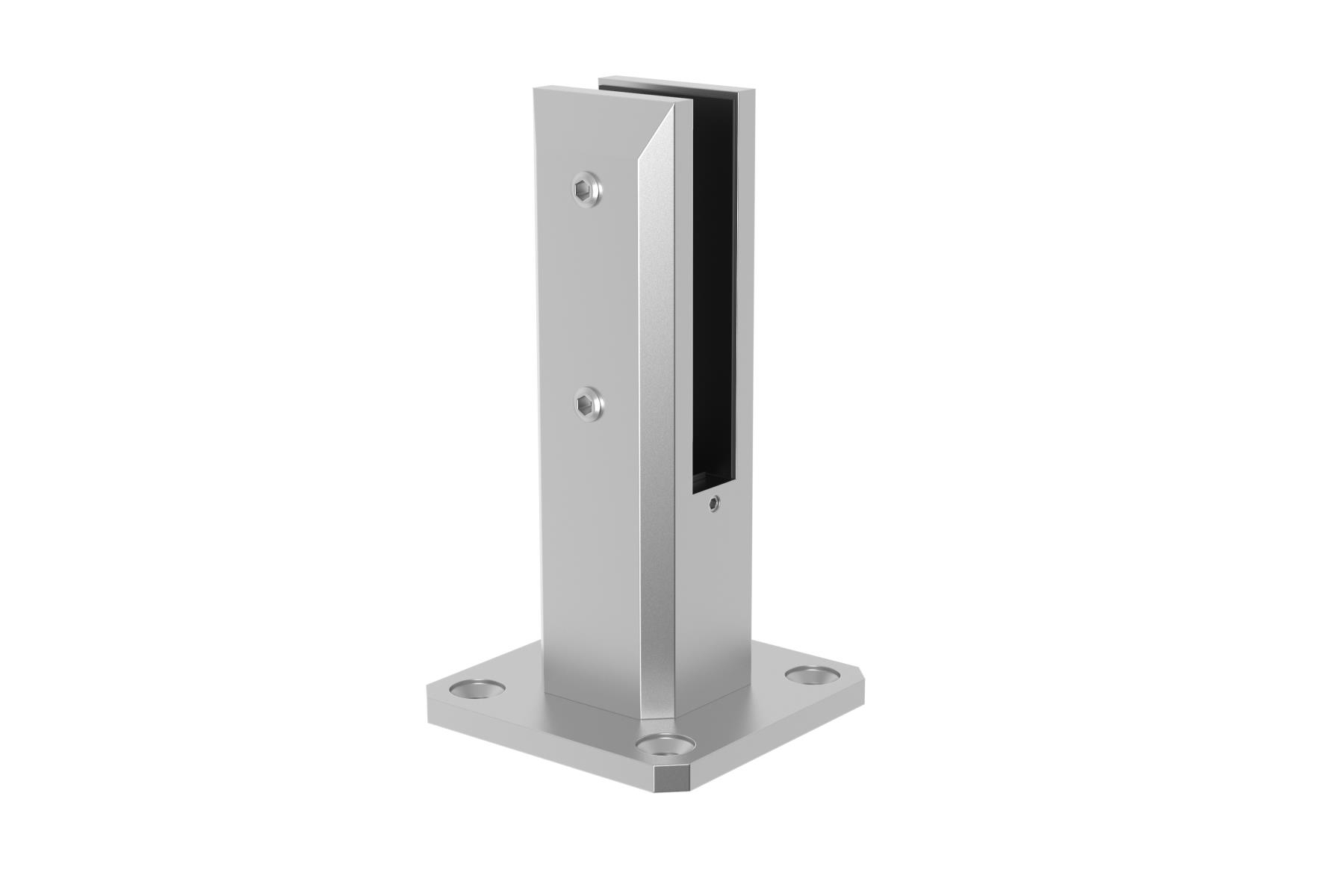 Bodenglasklemme Edelstahl 2205 geschliffen fuer Glas 12-17-52mm-89-11A226200000C-A.4