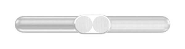 Barre design ovale angulaire, V2A