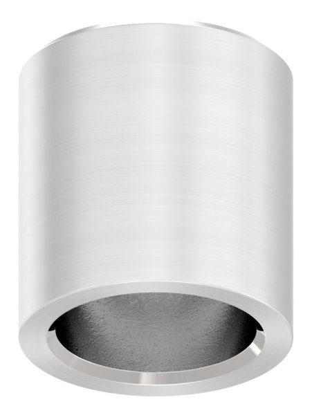 Endkappe fuer Rundmaterial Ø 10 mm flach zum Kleben V2A-11-4010.4