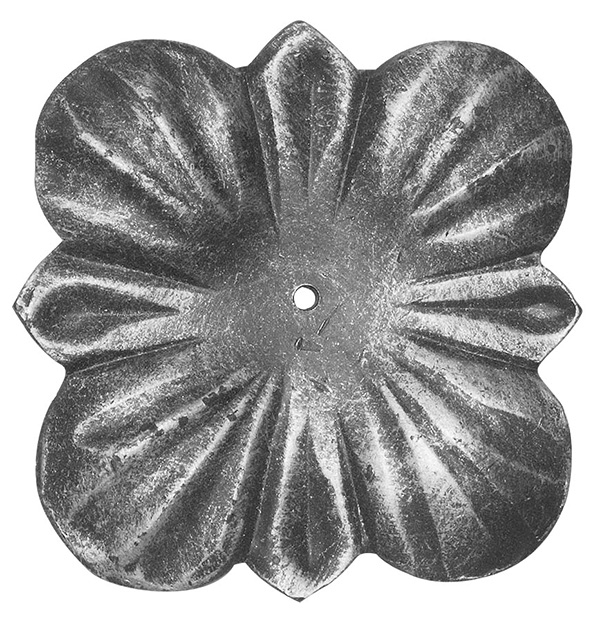Rosace / Garniture | Ø 120x5 mm | Acier (brut) S235JR