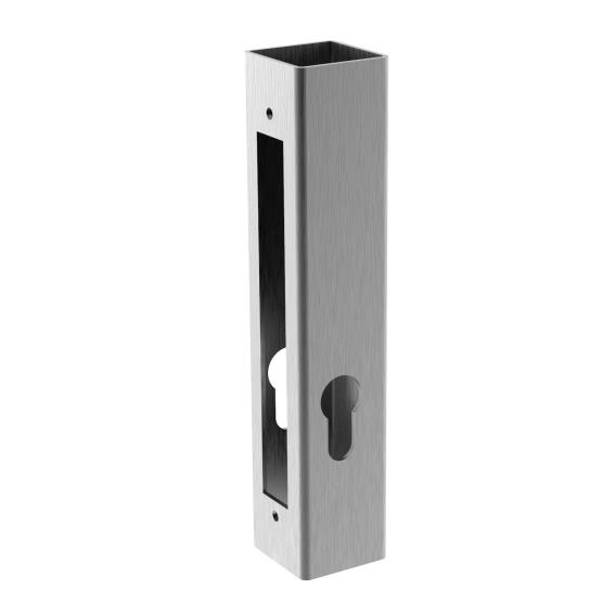 Schlosskasten Edelstahl AISI 304 40x40 mm fuer Schloss H-36-20A geschliffen-89-11H83620K-A.4