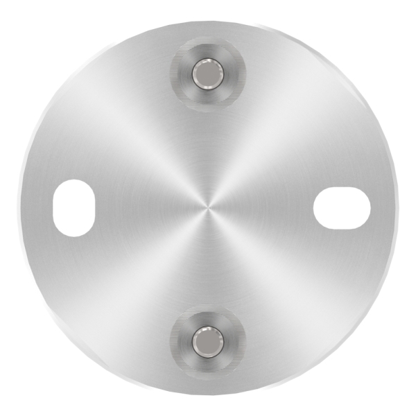 Wandbefestigung Ø 100 mm fuer Gelaenderpfosten Ø 42-4 mm - V2A-11-3057.4