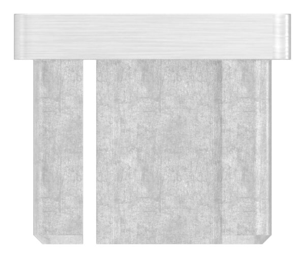 Capuchon d'insertion V4A pour collage pour tube 30x20x2,0 mm