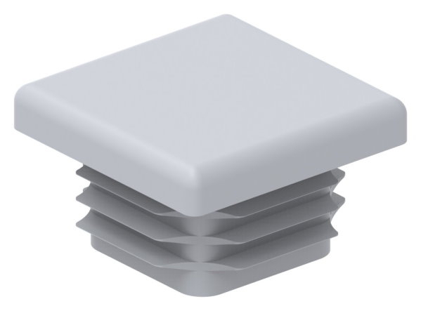 Capuchon plastique pour tube carré 30x30mm