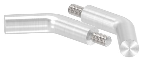 Goupille | coudée à 135° | dimensions : 60x14 mm | filetage : M8x15 mm | à souder sur | V2A