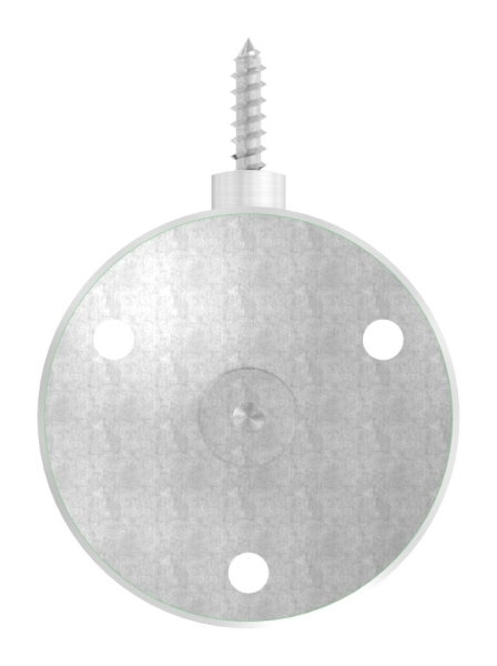 Handlaufhalter mit Ronde 70x5 mm und Holzschraube M6 V2A-11-2041.4