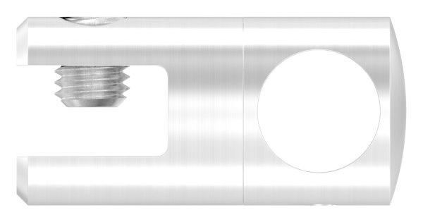 Support de plaque de barre transversale Ø 25 mm avec trou 16,2 mm