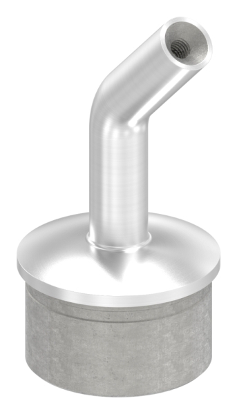 Handlaufstuetze  Stueck 135° gebogen mit In-11-3886.4