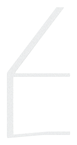 Regenrinne Aluminium eloxiert E4-EV1 fuer Glas 17-52 mm L = 3000 mm Edelstahloptik-88-11VDE-RE-3000.17