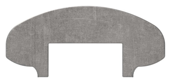 Handlauf 40x18 mm mit Nut 6000mm Stahl S235JR Profilrohr-30-1390-6.8