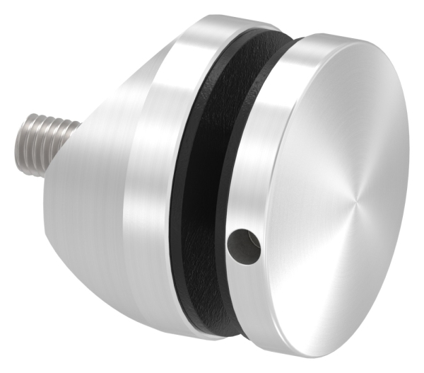 Glaspunkthalter Ø 52 mm fuer Anschluss- flach - Ø 48-3 mm V2A - V4A-10.GPH52