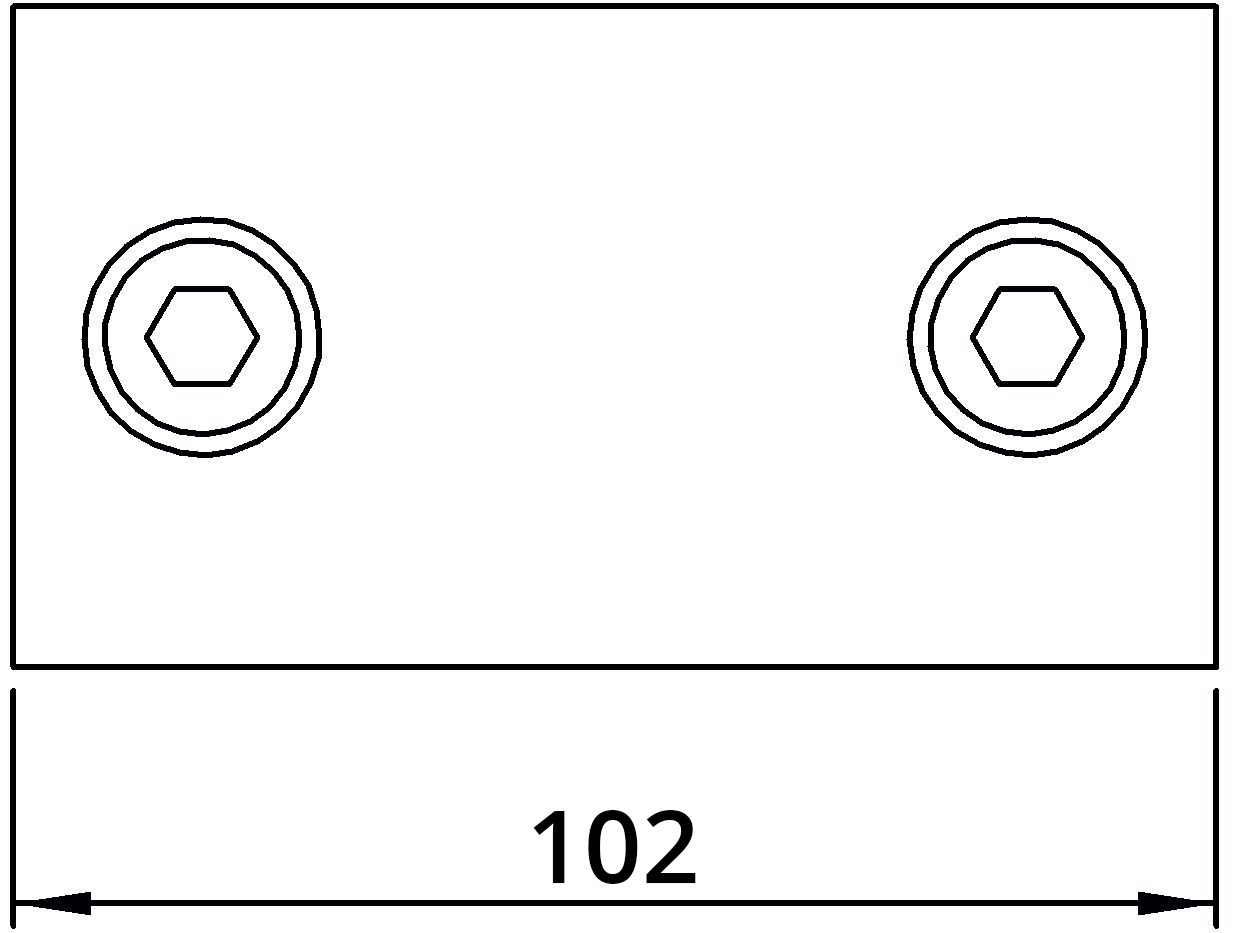 Raccord de tuyau | Rallonge extérieure | 149D48 | 48.3 mm | 1 1/2" | Fonte malléable et électrozinguée