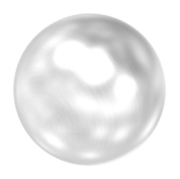 Boule d'extrémité creuse pour tube de 33,7mm, avec M8