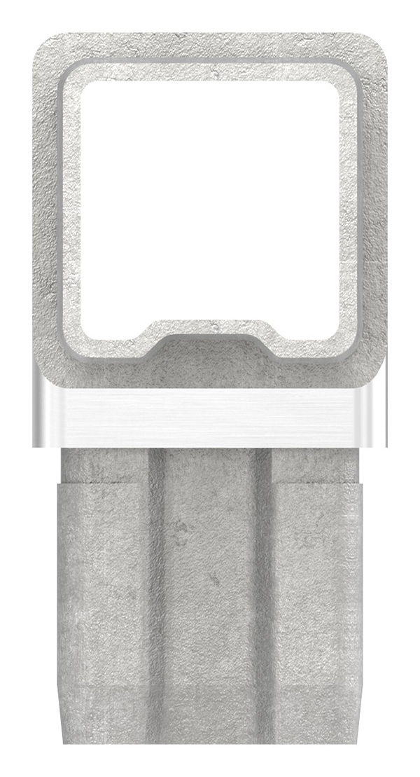 T-Verbinder V4A fuer Rohr 30 x 30 mm- Wand 2-0 mm- zum Stecken-88.1110133030