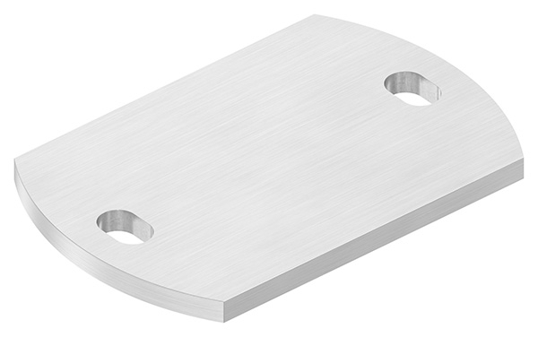 Ankerplatte- 150 x 100 x 8mm- mit Laengsschliff- V2A-88-111423-240.8