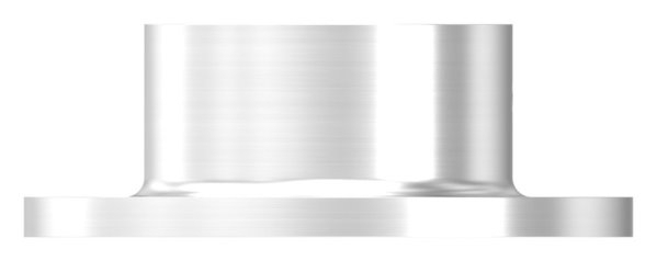 Plaque d'ancrage | dimensions : Ø 80 mm | pour tube rond : Ø 42,4 mm | V2A