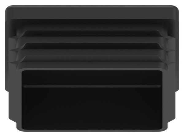 Capuchon plastique pour tube carré 50x50mm