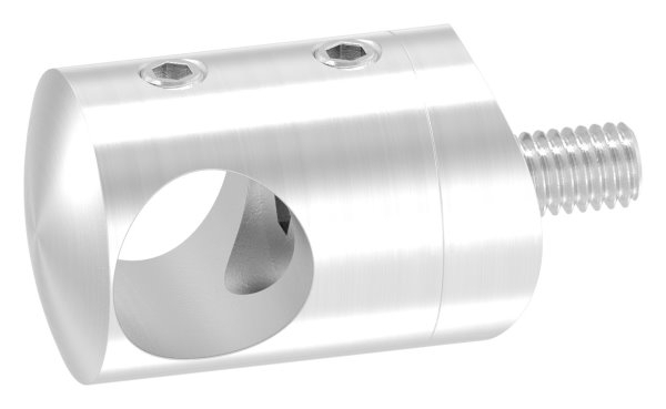 Querstabhalter V2A Edelstahl – Anschluss 42-4 mm fuer Rundstaebe 14 mm inkl- Schrauben-11-1022.4