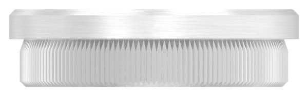 Bouchon plat pour Ø 48,3x2,0 mm V2A matériau plein