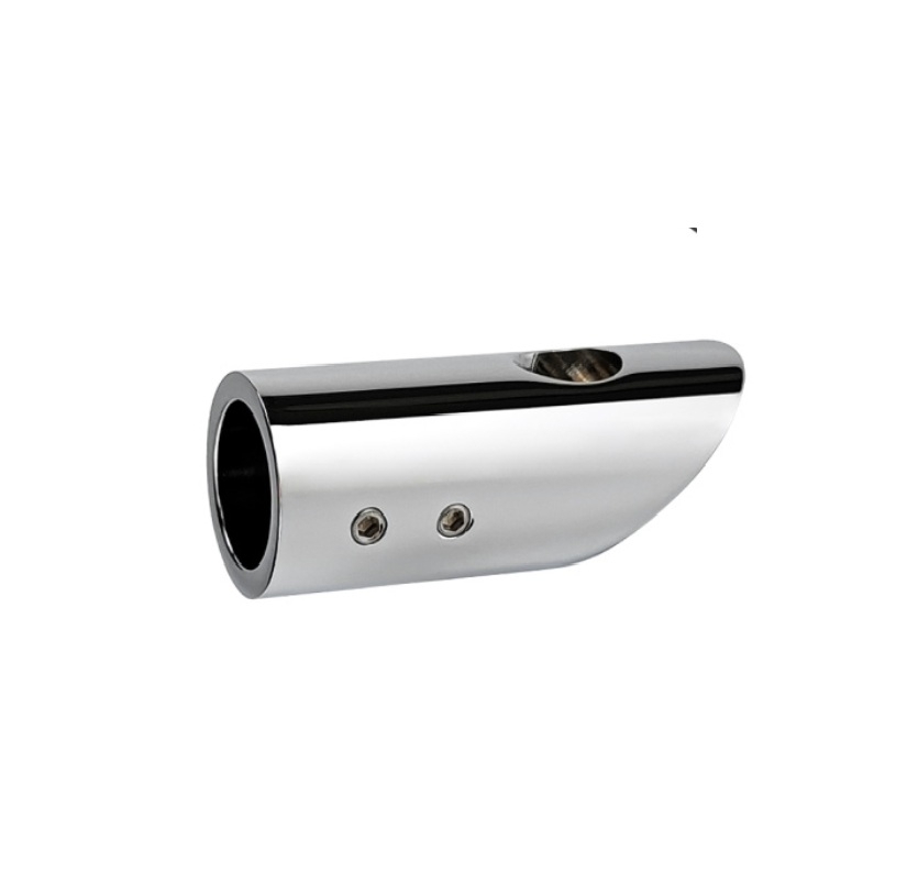 Wandhalter 45 Messing poliert fuer Stange Ø 19 mm-89-11GSMSZP124PCR-A.4