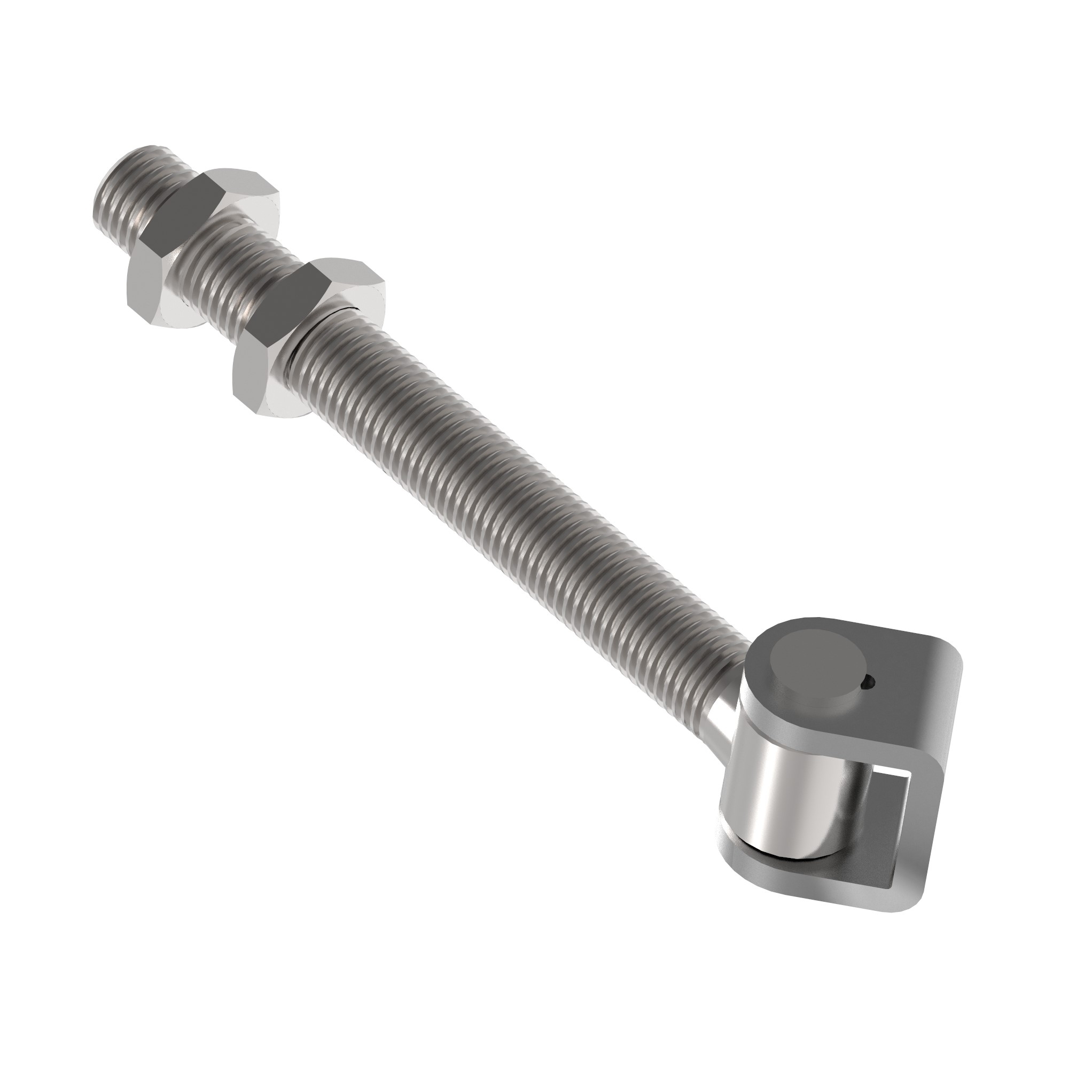 Verstellbares Torband M20 Stahl verzinkt L=185 mm mit U-Buegel 62-160 mm-89-11D467M20-A.4