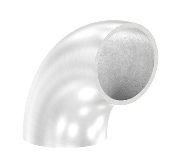 Bogen 90° zum Schweissen fuer Rundrohr- Ø 33-7 mm V2A- Bauart 3-11-3711.4