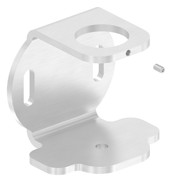 Fixation murale pour poteau de garde-corps pour tube 42,4 mm