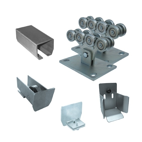 Freitragendes Schiebetor Set Stahl roh fuer Profil 70x60 mm bis 4 m - 250 kg-89-11SV70X60CLASIC-A.4