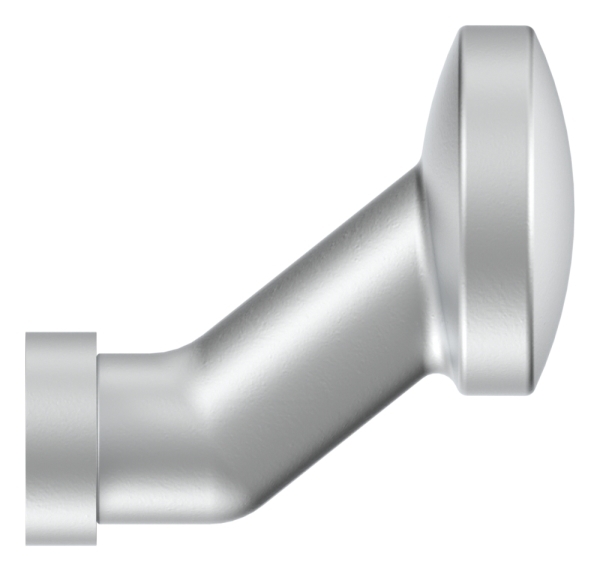 Alu-Tuerknopf - mit Alu-Zylinderkurzschild -rund- - Aluminium EV1 - AMF Artikel- 474Z-12-3054.6