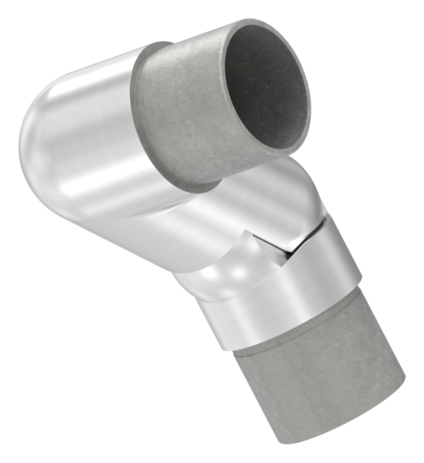 Pièce d'articulation droite, pour tube 42,4 x 2,0mm, V2A
