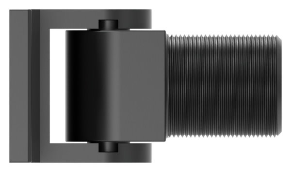 Charnière de porte 180° à fermeture automatique avec butée vissable