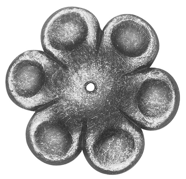 Rosette - Zierteil -  Ø 95x5 mm - Stahl -Roh- S235JR-30-2614.8