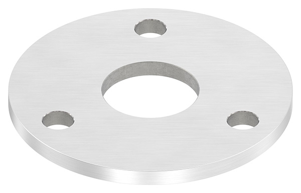 Ankerplatte Ø 100 x 6 mm mit Zentrierbohrung- Ø 34 mm V2A-11-2264.4