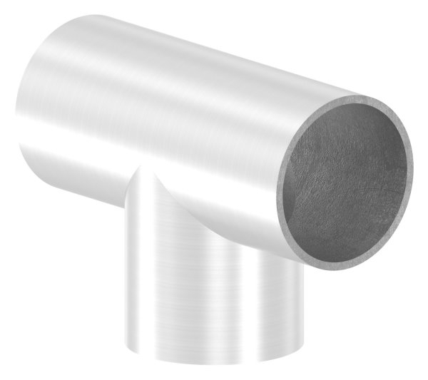 T-Stueck zum Schweissen fuer Rundrohr- Ø 42-4 mm V2A-11-3738.4