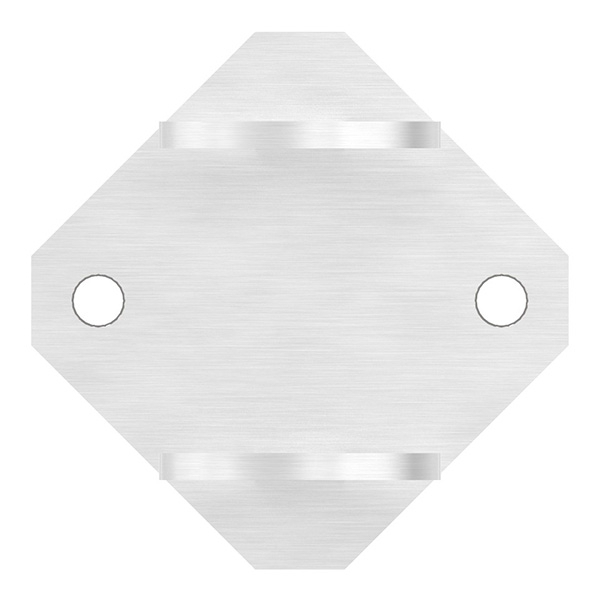 Fixation murale pour tube rond Ø 42,4 mm V2A
