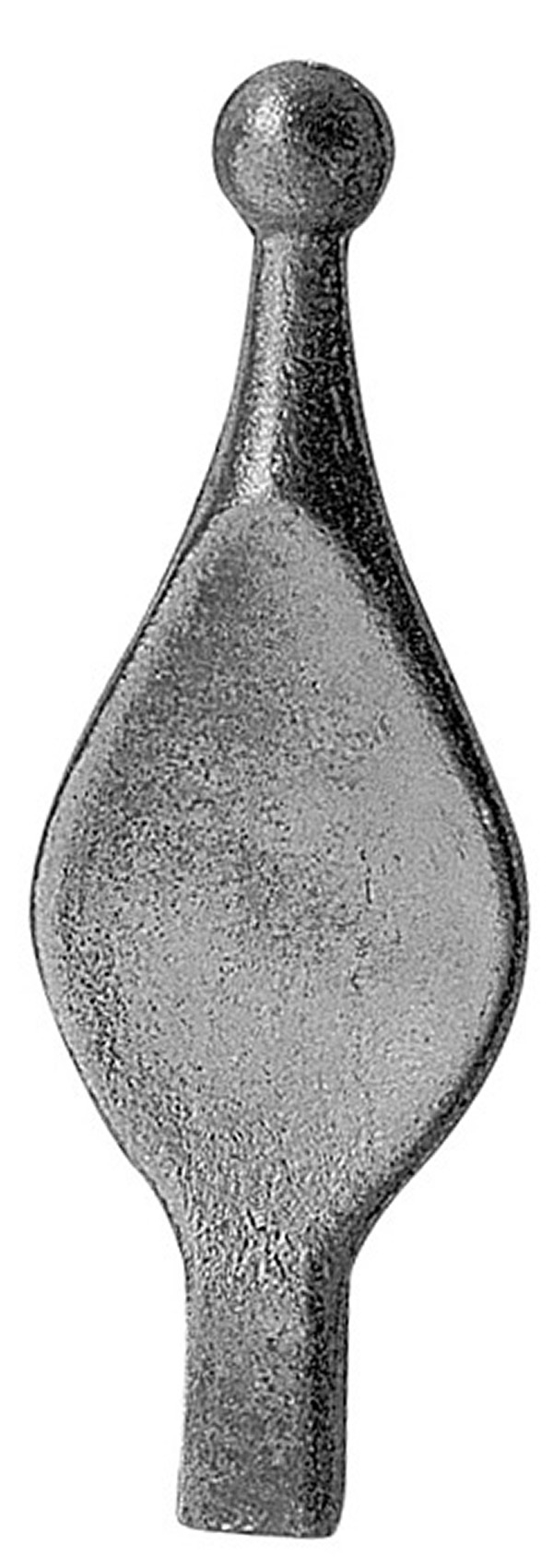 Pointes de clôture | Hauteur : 140 mm | Matériau : 14x14 mm | Acier S235JR, brut Pointes de clôture | Hauteur : 140 mm | Matériau : 14x14 mm | Acier S235JR, brut